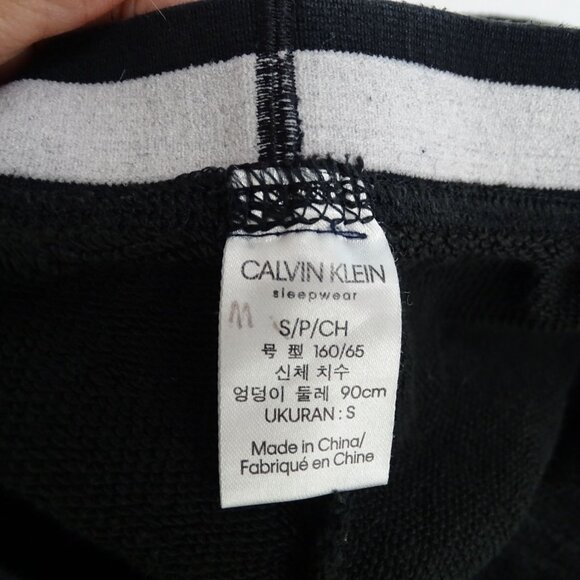 Calvin Klein Black Sleepwear Jogger Pants Women Size S Pull-on Elastic Waist FLA - Picture 6 of 12